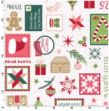 Load image into Gallery viewer, Kimberbell - A Quilty Little Christmas - Merry Mail - 1/2 YARD CUT
