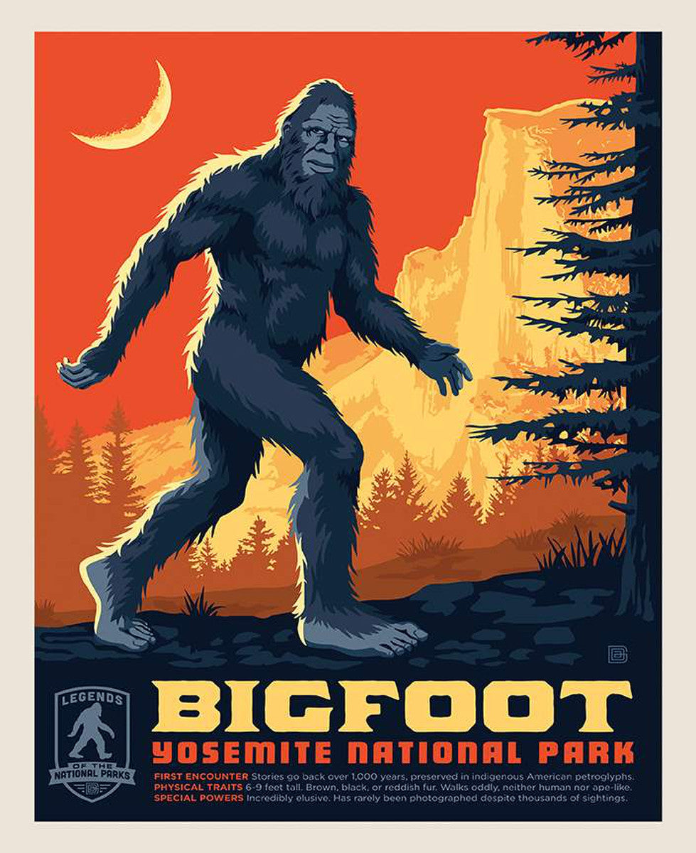 Riley Blake - Legends of the National Parks - Bigfoot Panel Yosemite