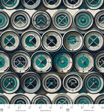 Load image into Gallery viewer, RJR - Aviator - Gauge the Situation - 1/2 YARD CUT
