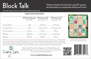 Block Talk Quilt Pattern