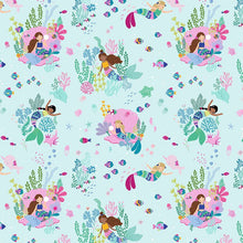 Load image into Gallery viewer, Dear Stella - Make Waves - Mermaid for Each Other - 1/2 YARD CUT
