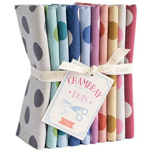 Tilda Fabrics - Chambray Dots - Fat Quarter Bundle
