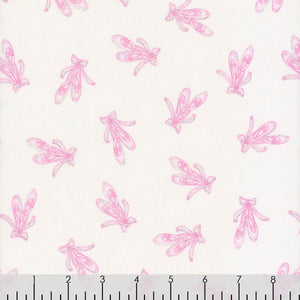 Timeless Treasures - Tossed Pink Ballet Slippers - 1/2 YARD CUT