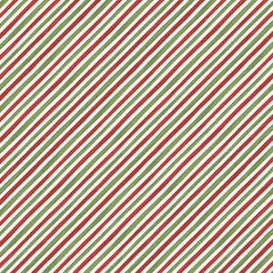 Wilmington Prints - Our Gnome to Yours - Stripes - 1/2 YARD CUT