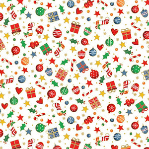 Andover Prints - Santa's Christmas - Motifs - 1/2 YARD CUT