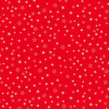 Load image into Gallery viewer, Andover Prints - Santa&#39;s Christmas - Red Stars - 1/2 YARD CUT

