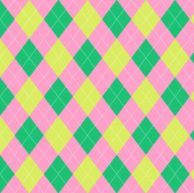 Load image into Gallery viewer, Freckle &amp; Lollie - Court &amp; Club - Argyle - 1/2 YARD CUT
