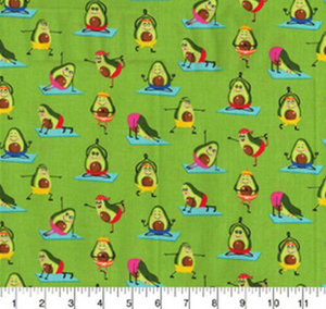 Fabric Traditions - Avocado Yoga - 1/2 YARD CUT