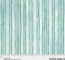 Load image into Gallery viewer, P&amp;B Textiles - Small Stripe Green - 1/2 YARD CUT
