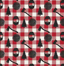 Load image into Gallery viewer, Riley Blake - Woodsman - Lumberjack Plaid Red - 1/2 YARD CUT
