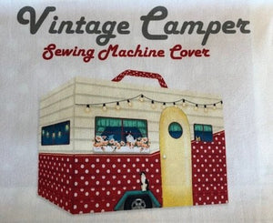 QT Fabrics - Sew & Go - Vintage Camper Sewing Machine Cover - DIY Panel - 36” x 42"