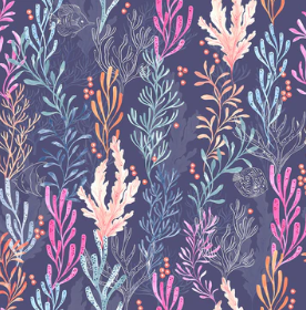 Dashwood Studio - Coral Coast Seaweed - 1/2 YARD CUT