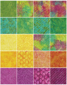 Island Batiks - Celebrate - 10” Squares