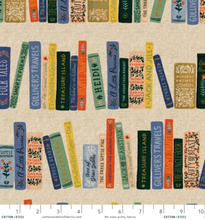 Load image into Gallery viewer, Rifle Paper Co - Cotton Linen Canvas - Curio Book Club - 1/2 YARD CUT
