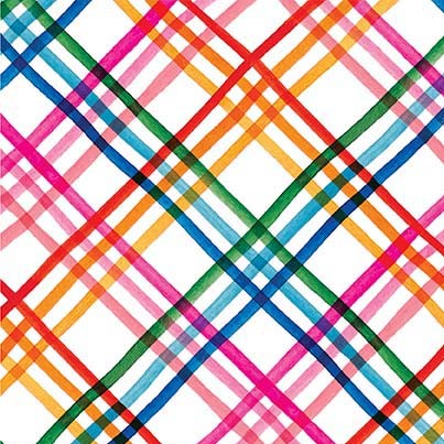 Michael Miller - Rainbow Check - 1/2 YARD CUT