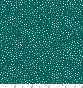 RJR - Happiest Dots - Emerald Dots - 1/2 YARD CUT
