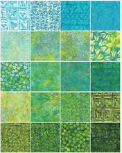 Load image into Gallery viewer, Island Batiks - Fruit and Veggies - 10” Squares
