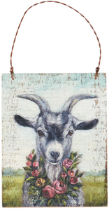 Floral Farm Animals Hanging Decor