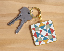 Star Quilt Keychain