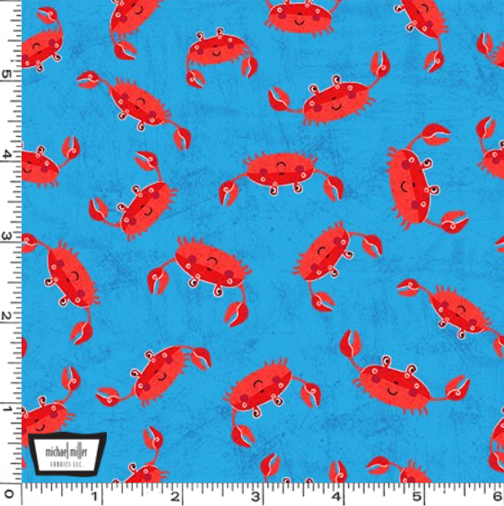 Michael Miller - Under the Sea - Oh Snap! - 1/2 YARD CUT