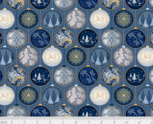 Load image into Gallery viewer, P&amp;B Textiles - Christmas Shimmer - Hanging Ornaments - 1/2 YARD CUT

