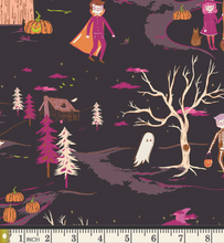 Load image into Gallery viewer, Art Gallery - Spooky &#39;n Witchy - Peppermint&#39;s Tale Twilight - 1/2 YARD CUT
