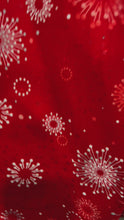 Load and play video in Gallery viewer, RJR - Holiday Twinkle 2 - Sparklers Cranberry - 1/2 YARD CUT
