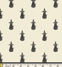 Load image into Gallery viewer, Art Gallery - Spooky &#39;n Witchy - Purrfectly Witchy - 1/2 YARD CUT
