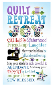 Quilt Retreat Magnet