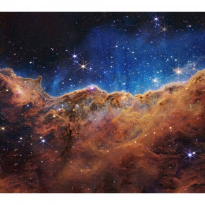 RJR Fabrics - The Hidden Universe - Carina Nebula Fire and Ice - 1/2 YARD CUT