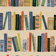 Load image into Gallery viewer, Rifle Paper Co - Cotton Linen Canvas - Curio Book Club - 1/2 YARD CUT
