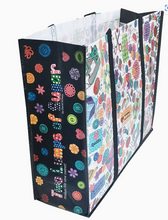 Load image into Gallery viewer, Reusable Shopping Tote - Sewing Themed
