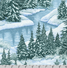 Load image into Gallery viewer, Robert Kaufman - Snowy Brook - Main Day - 1/2 YARD CUT
