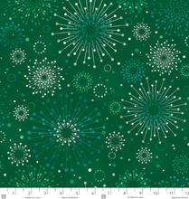 Load image into Gallery viewer, RJR - Holiday Twinkle 2 - Sparklers Holly - 1/2 YARD CUT
