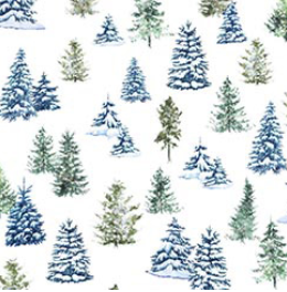 QT Fabrics - Winterhaven - Pinetrees - 1/2 YARD CUT