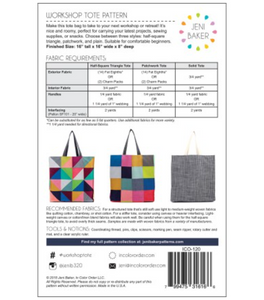 Workshop Tote Pattern