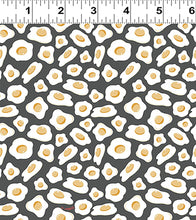 Load image into Gallery viewer, Clothworks - Cluck Cluck Bloom - Eggs Dark Taupe - 1/2 YARD CUT
