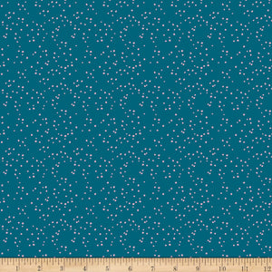 Riley Blake - Dots - Navy - 1/2 YARD CUT