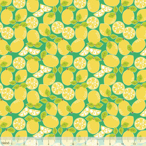 Blend Fabrics - Pucker Up - Lemon Drop - 1/2 YARD CUT - Dreaming of the Sea Fabrics