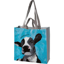 Load image into Gallery viewer, Market Tote - Choose Happy Cow
