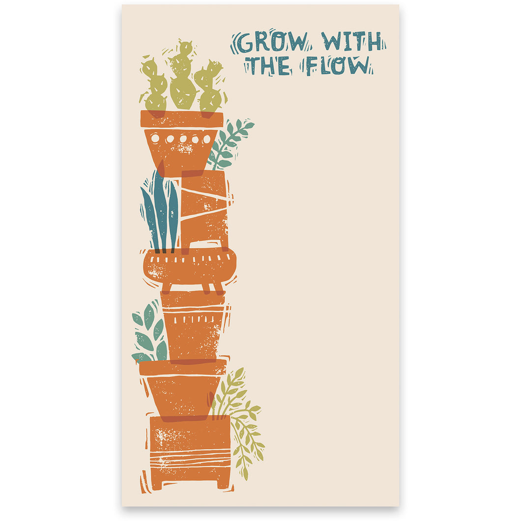 Grow with the Flow Large Notepad