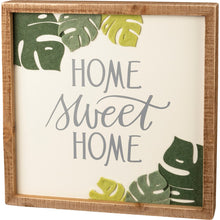 Load image into Gallery viewer, Home Sweet Home Inset Box Sign
