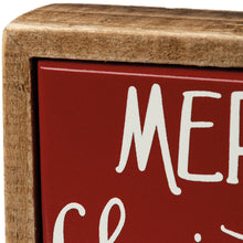 Load image into Gallery viewer, Merry Christmas Mini Box Sign
