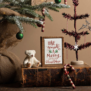 Have Yourself a Merry Little Christmas Mini Box Sign