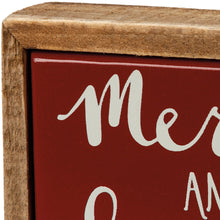 Load image into Gallery viewer, Merry and Bright Mini Box Sign
