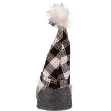 Load image into Gallery viewer, Large Plaid Stuffed Gnome Shelf Sitter
