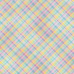 Benartex - Spring Garden Plaid Multi - 1/2 YARD CUT