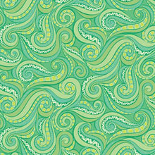 Load image into Gallery viewer, Contempo - Ocean Green - 1/2 yard cut
