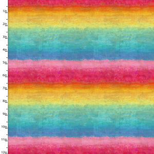 3 Wishes - Good Vibes - Wide Stripe - 1/2 YARD CUT