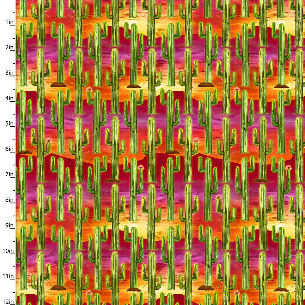 End of Bolt - Whimsical West - Cactus Scenic - 13”